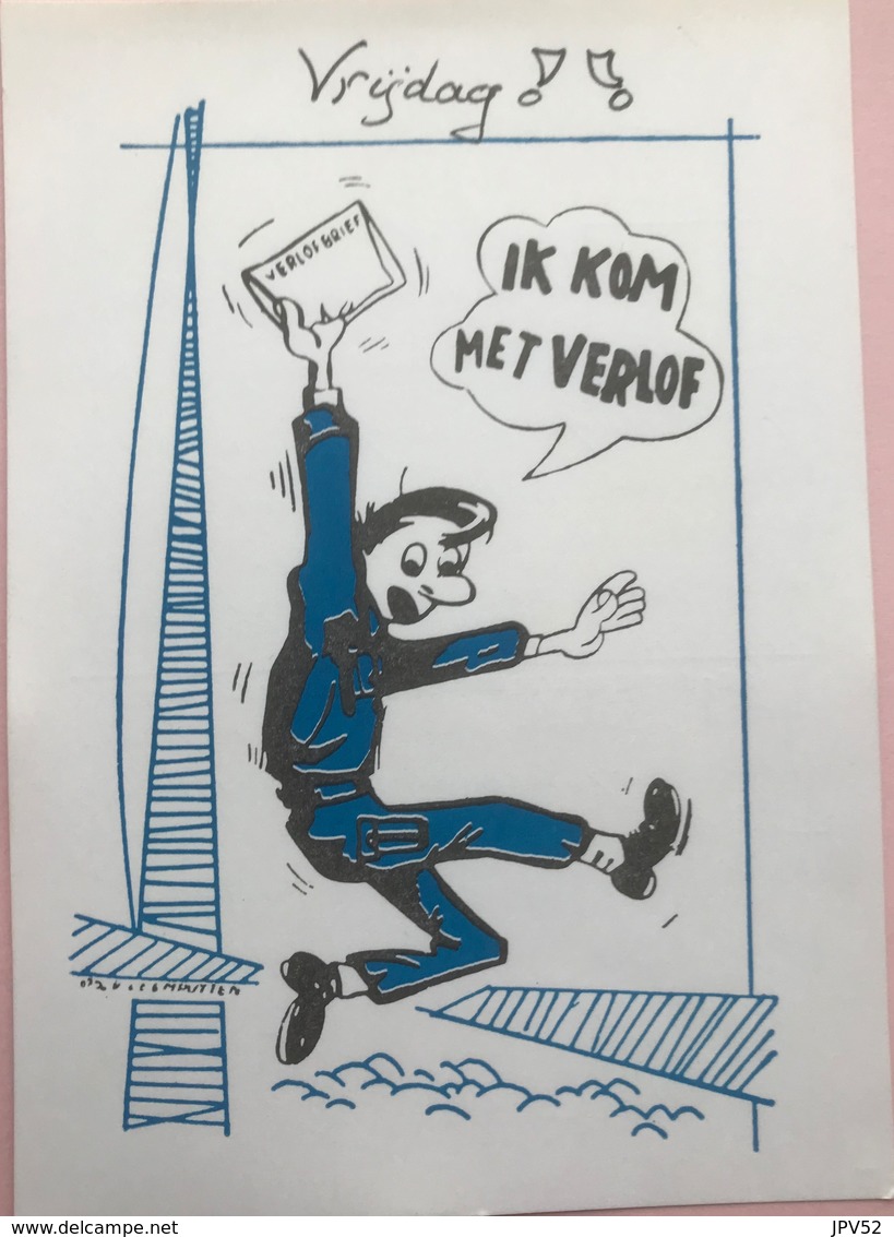 (2871) Het Leger - Ik Kom Met Verlof - Verlofbrief - Humour