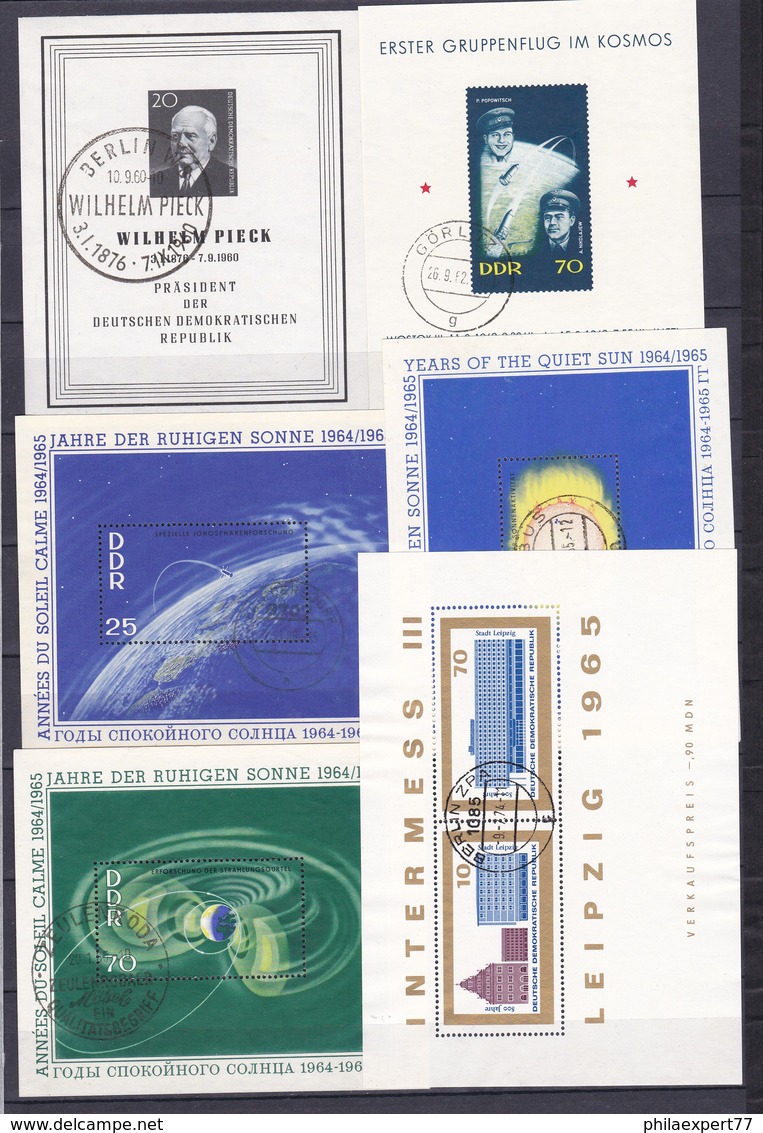 DDR - 1960/69 - Block - Sammlung - Postfrisch/Gest. - Gebraucht