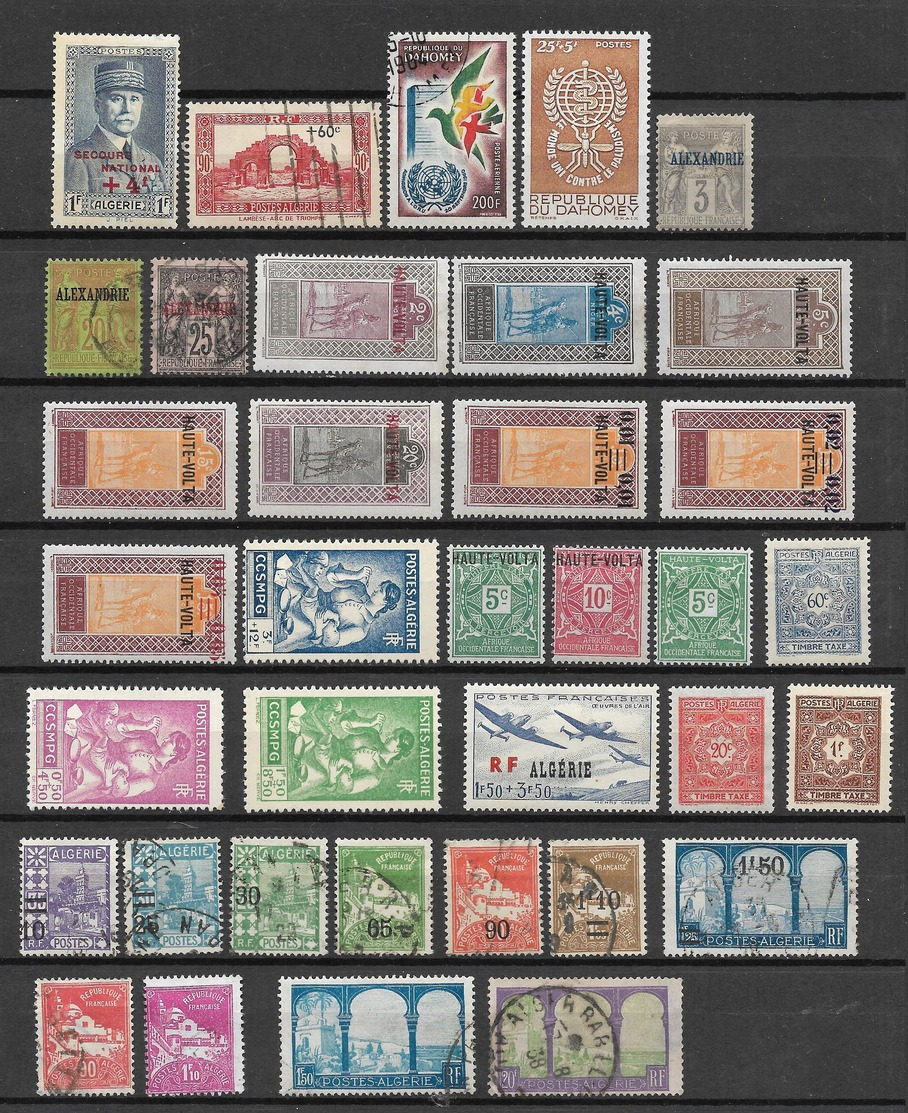 France Colonies -   Lot Of Different Stamps - Collezioni