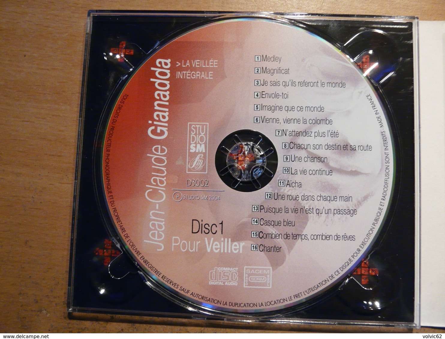 CD X 2  Jean Claude Gianadda Veiller Prier Veillée Intégrale De 2003 28 Chansons - Canciones Religiosas Y  Gospels