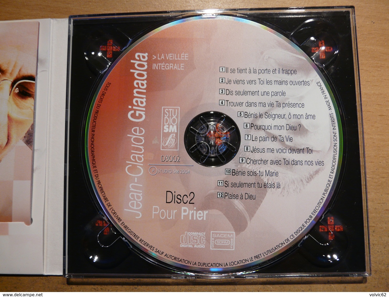 CD X 2  Jean Claude Gianadda Veiller Prier Veillée Intégrale De 2003 28 Chansons - Chants Gospels Et Religieux