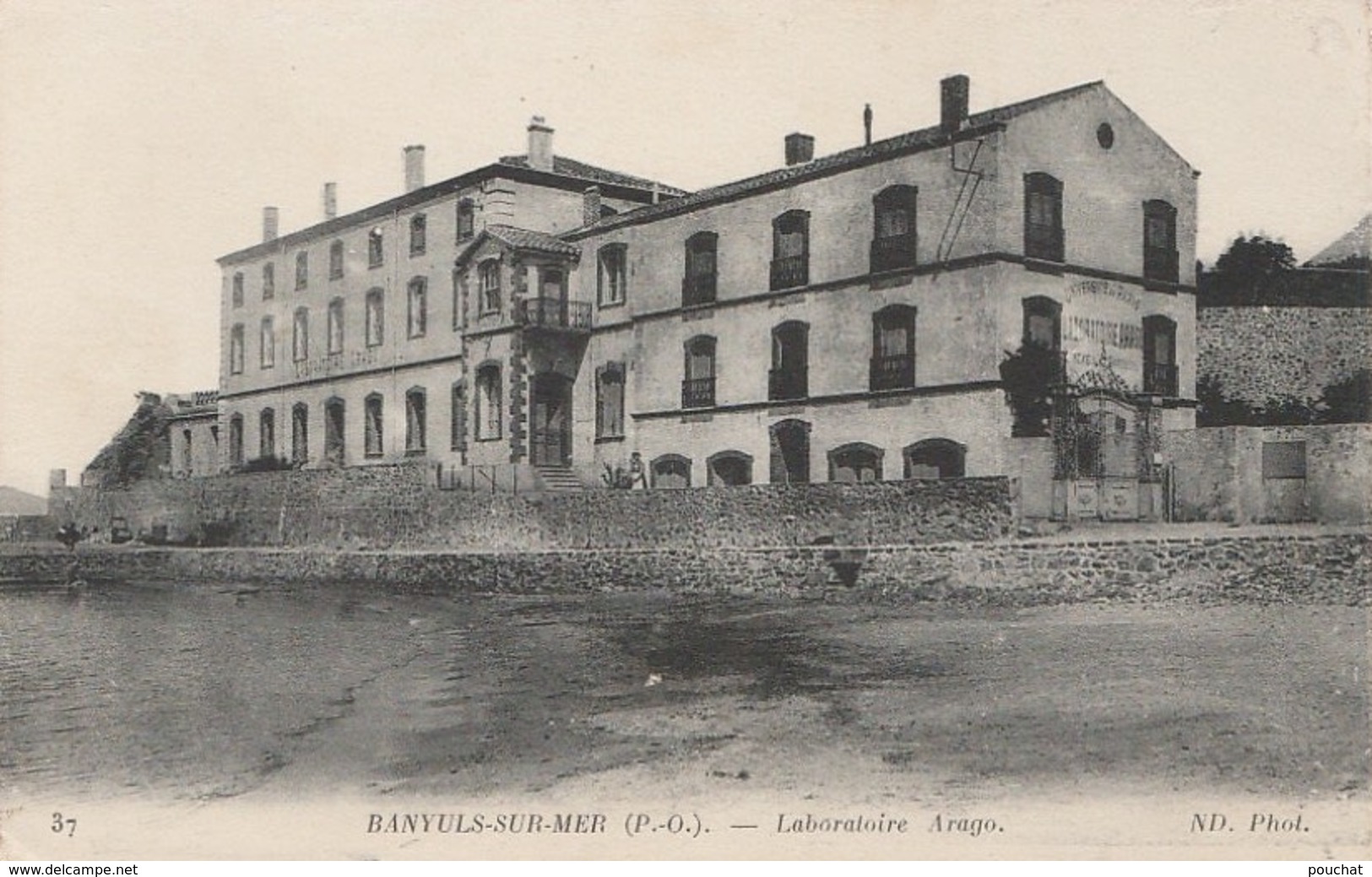 T22-66) BANYULS SUR MER (PYRENEES ORIENTALES) LABORATOIRE ARAGO - (2 SCANS) - Banyuls Sur Mer