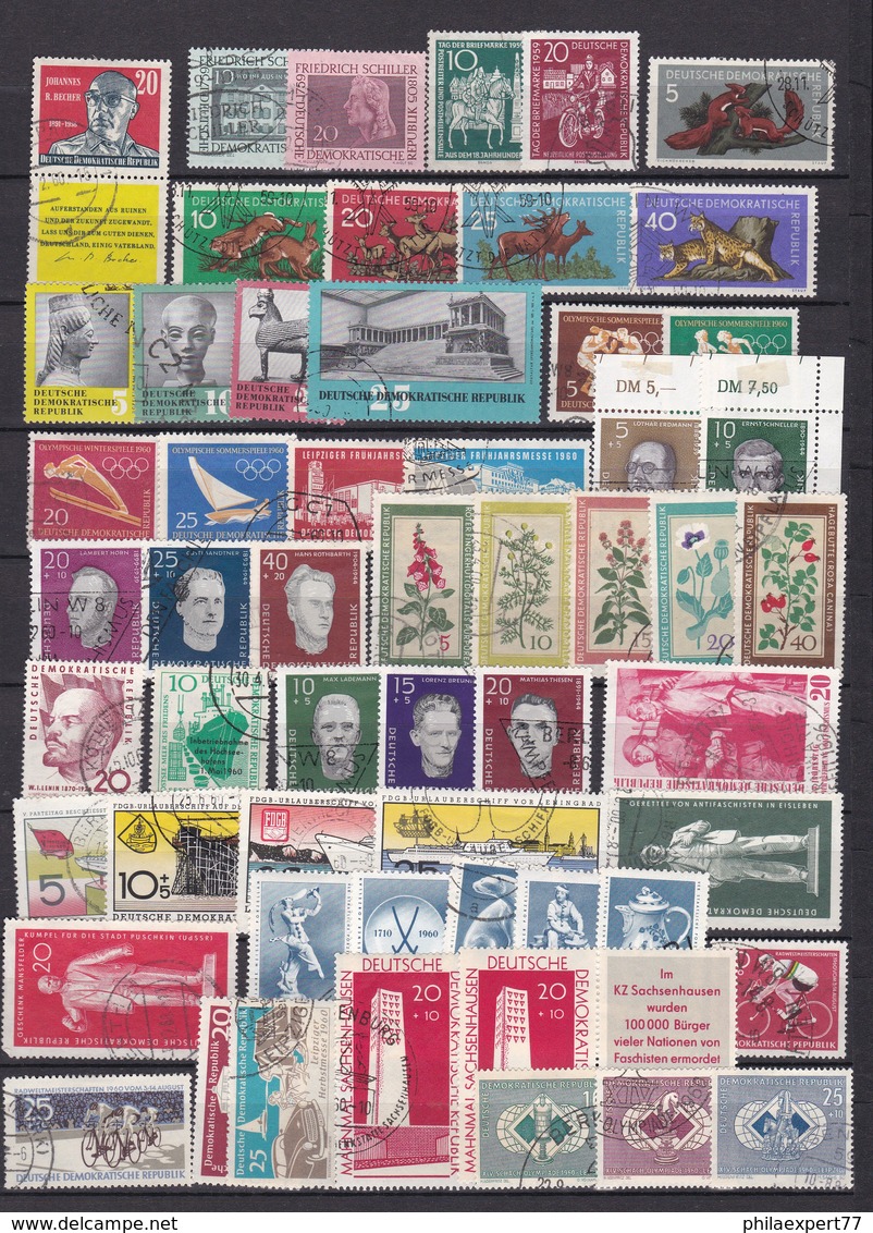 DDR - 1959/61 - Sammlung - Gest. - Gebraucht