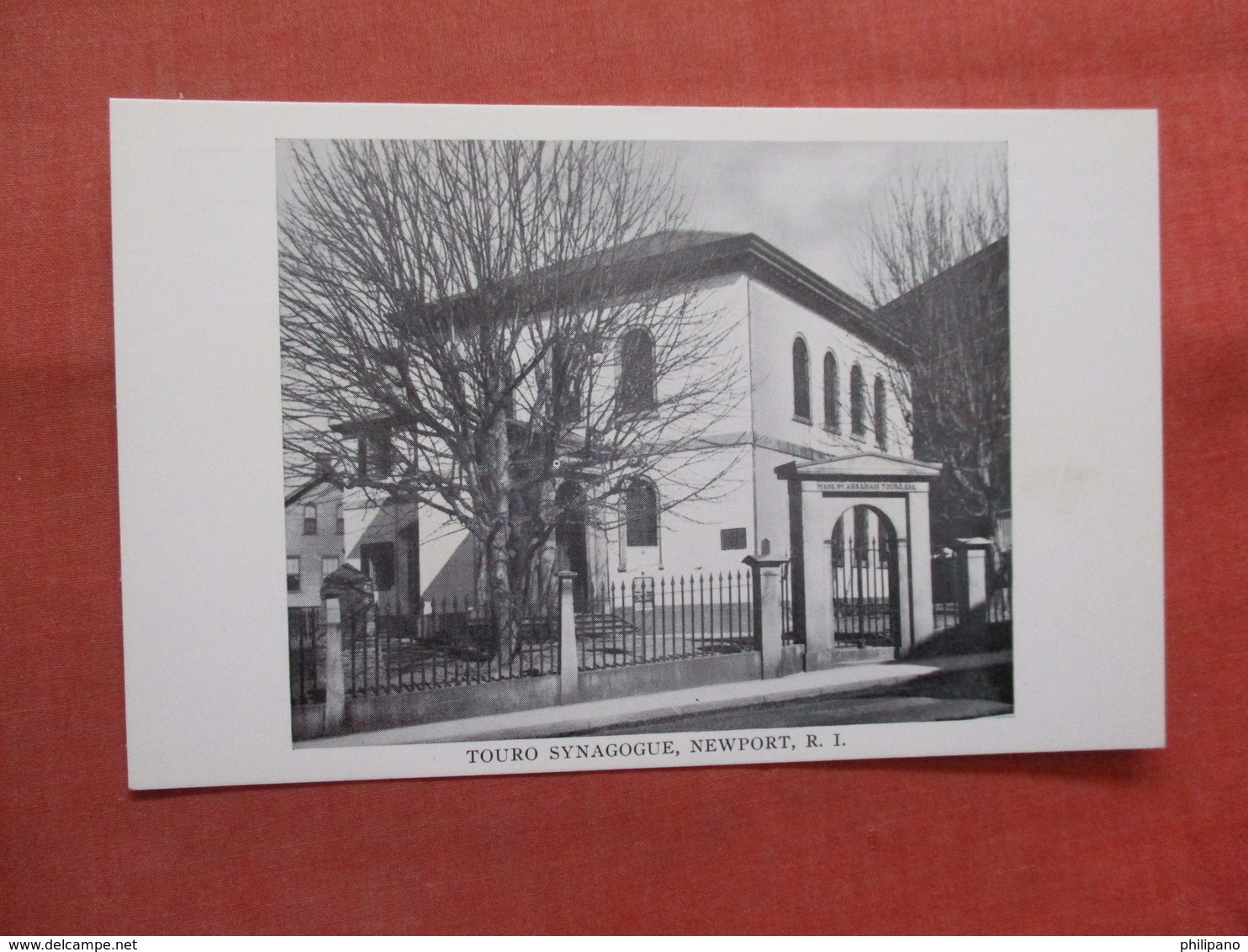 Synagogue------   Touro  Synagogue-- Rhode Island > Newport  Ref 3822 - Newport