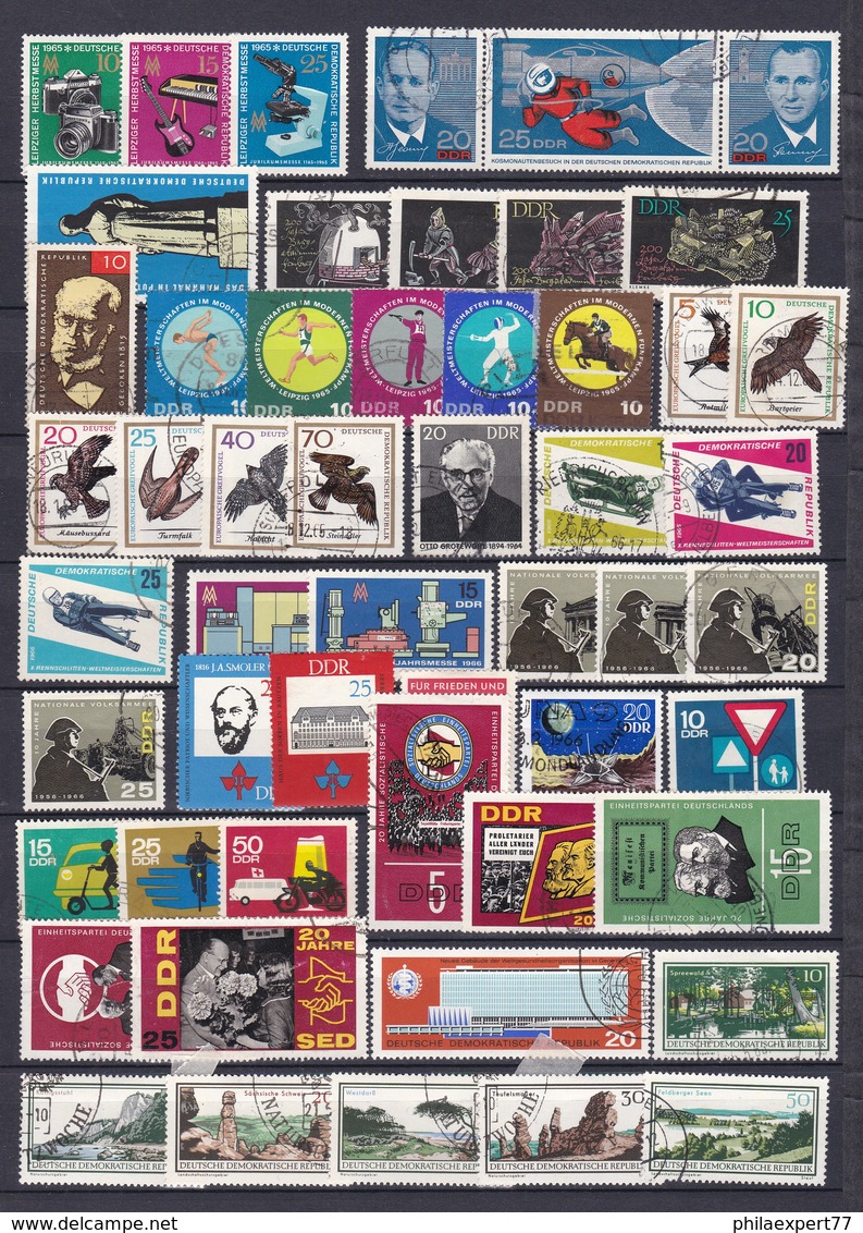 DDR - 1965/66 - Sammlung - Gest./Postfrisch/Ungebr. - Usados