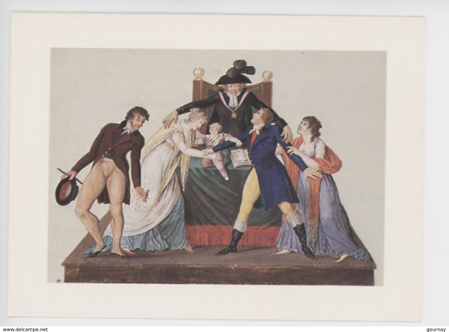 Le Sueur - Jean-Baptiste Lesueur 1749/1826 : Le Divorce (cp Vierge Amis Carnavalet) - Lesueur
