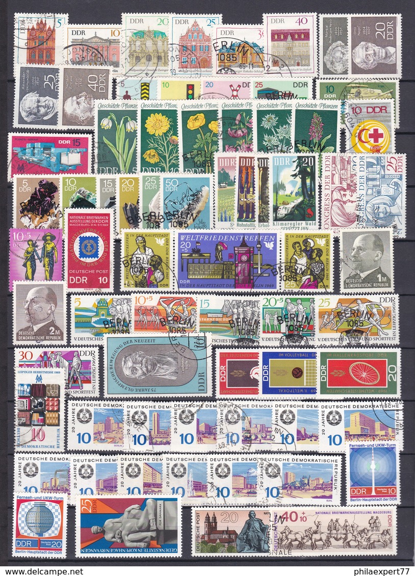 DDR - 1968/69 - Sammlung - Gest./Postfrisch - Gebraucht