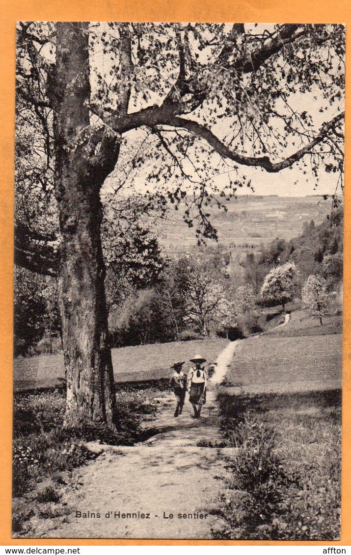 Les Bains D Henniez  Switzerland 1907 Postcard - Henniez