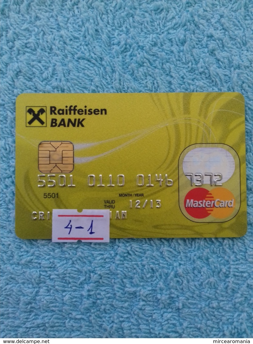 ROMANIA - EXPIRED CREDIT CARD - NR. 4 - Tarjetas De Crédito (caducidad Min 10 Años)