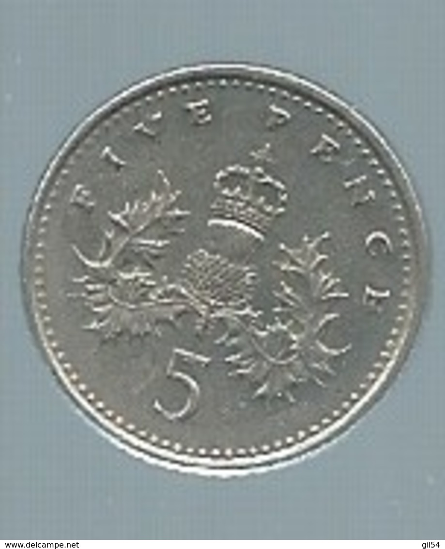 GREAT BRITAIN - 5 PENCE - 1990 Pieb 21908 - 5 Pence & 5 New Pence