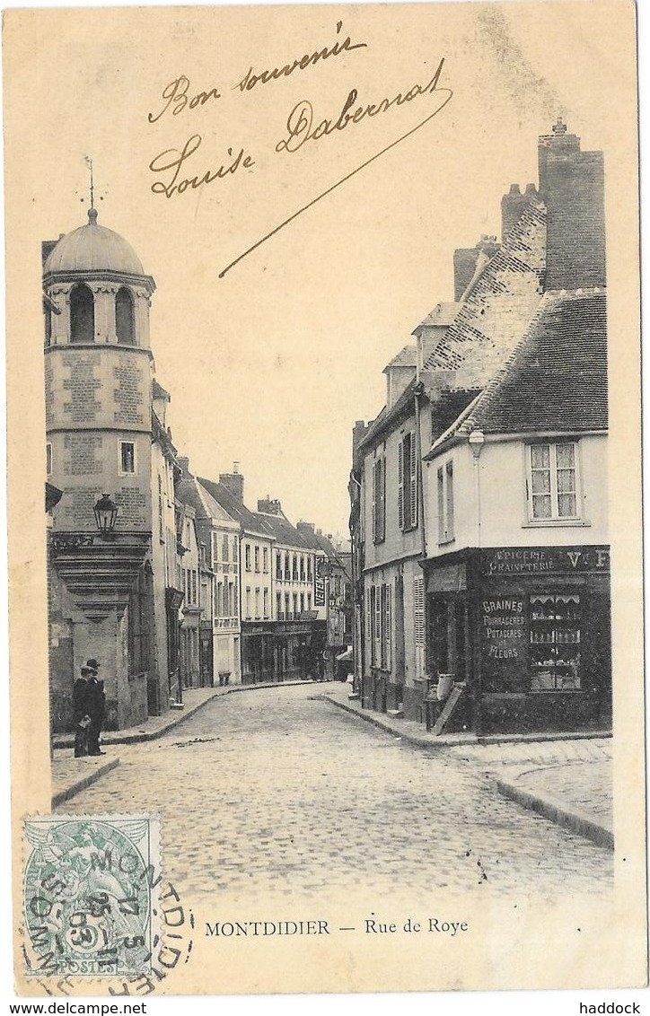 MONTDIDIER: RUE DE ROYE - Montdidier