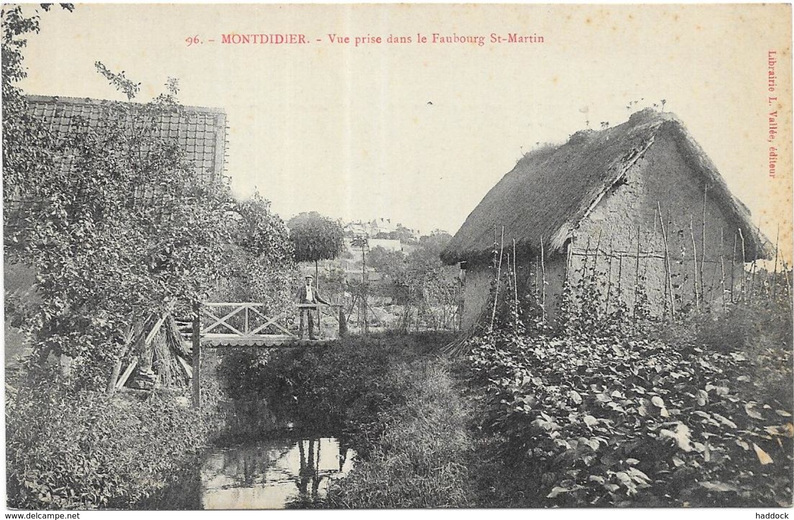 MONTDIDIER : VUE PRISE DANS LE FAUBOURG SAINT MARTIN - Montdidier