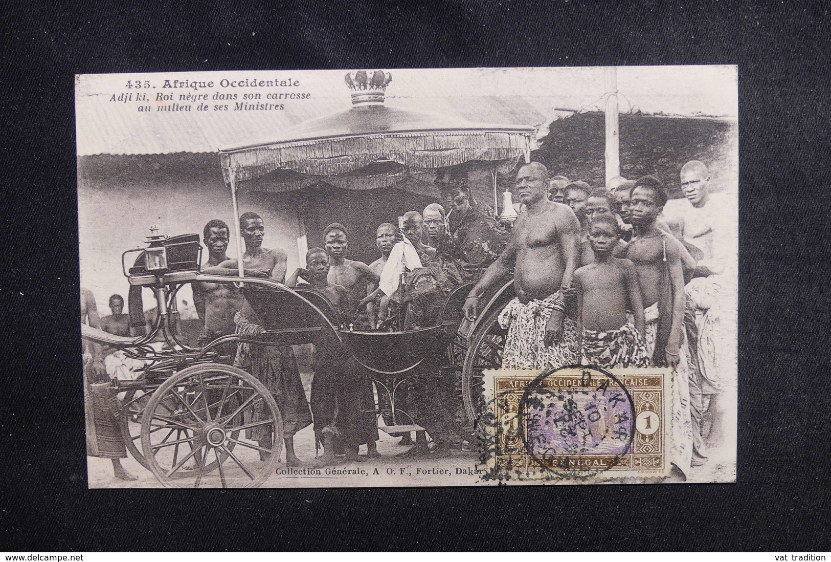 SÉNÉGAL - Carte Postale - Adji KI - Roi Nègre Dans Son Carosse Avec Ses Ministres - L 50675 - Sénégal