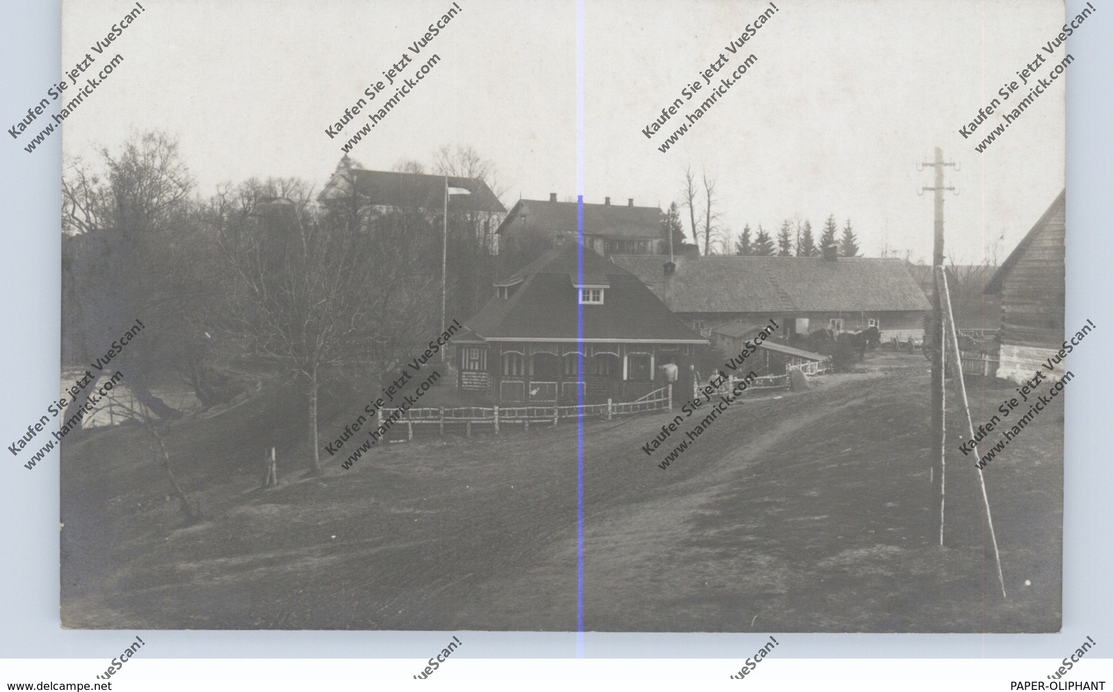 LITAUEN / LIETUVA - BÖGSCHEN / BEWERN, 1.Weltkrieg, Offizierhaus, Photo-AK - Litauen