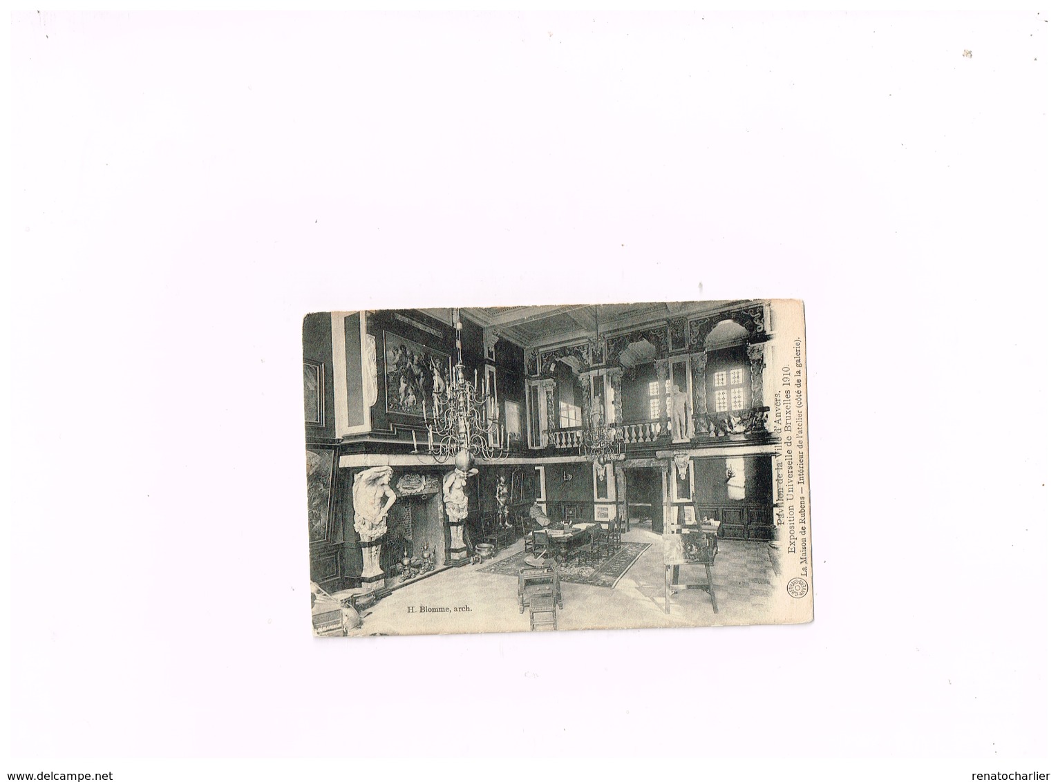 Exposition Universelle De Bruxelles 1910.La Maison De Rubens. - Expositions Universelles