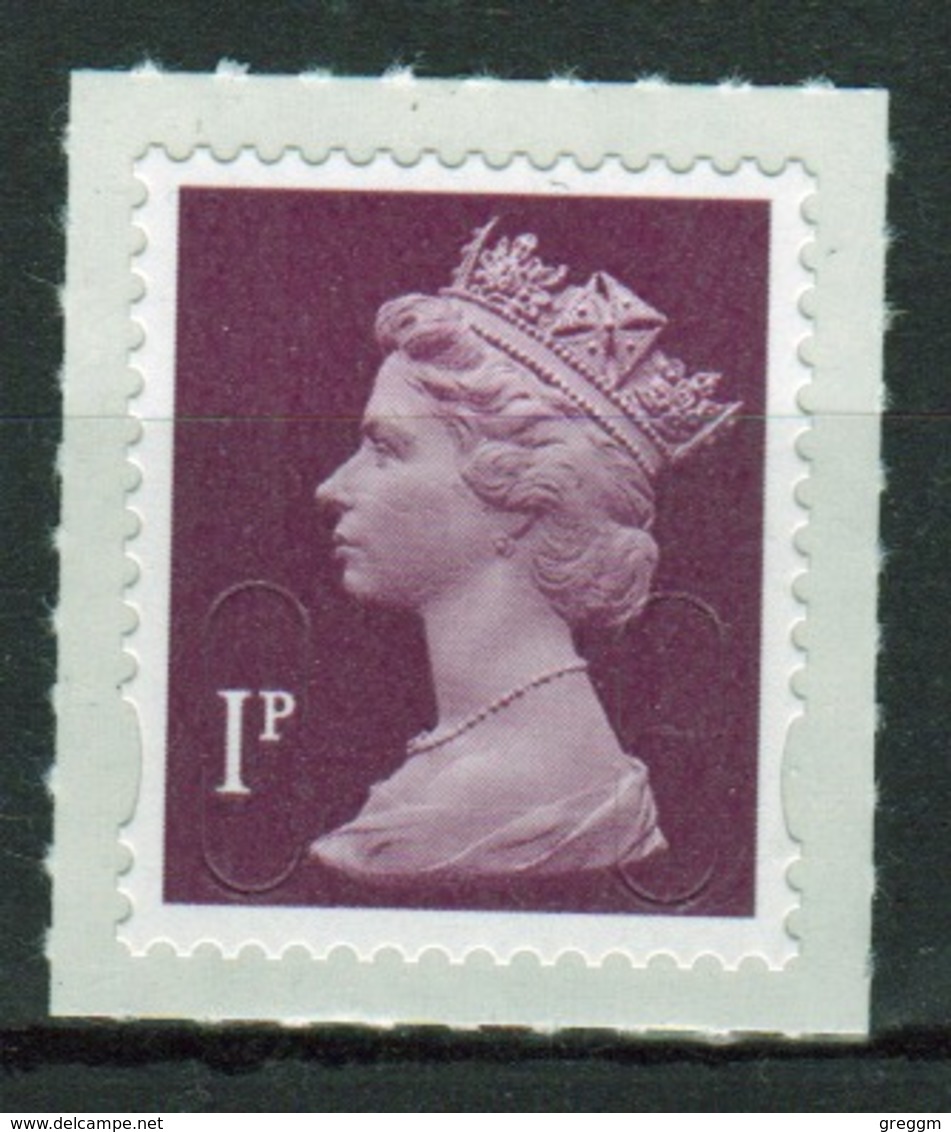 Great Britain 2013 Decimal Machin 1p With Date Code Self Adhesive Définitive Stamp. - Unused Stamps