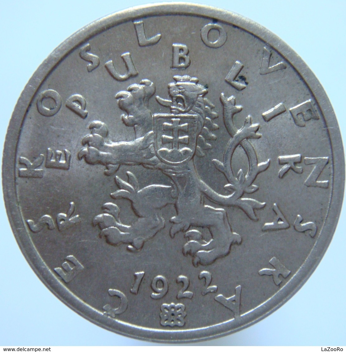 LaZooRo: Czechoslovakia 50 Haler 1922 UNC - Tchécoslovaquie