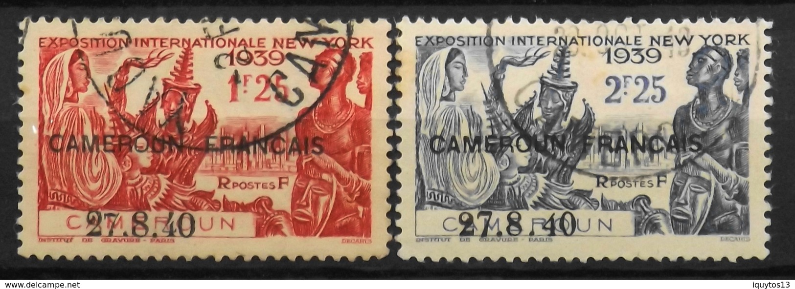 France (ex-colonies & Protectorats) > Cameroun (1915-1959) >1940 - N° 206/07 - Oblitéré - Oblitérés