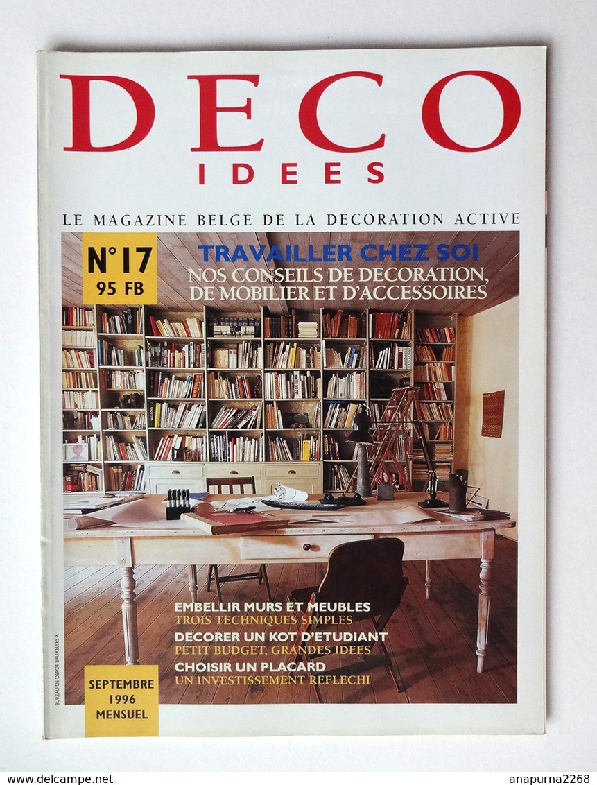 DECO IDEES N° 17.. 1996....SEPTEMBRE...... MAGAZINE BELGE DE LA DÉCORATION.......... - Innendekoration