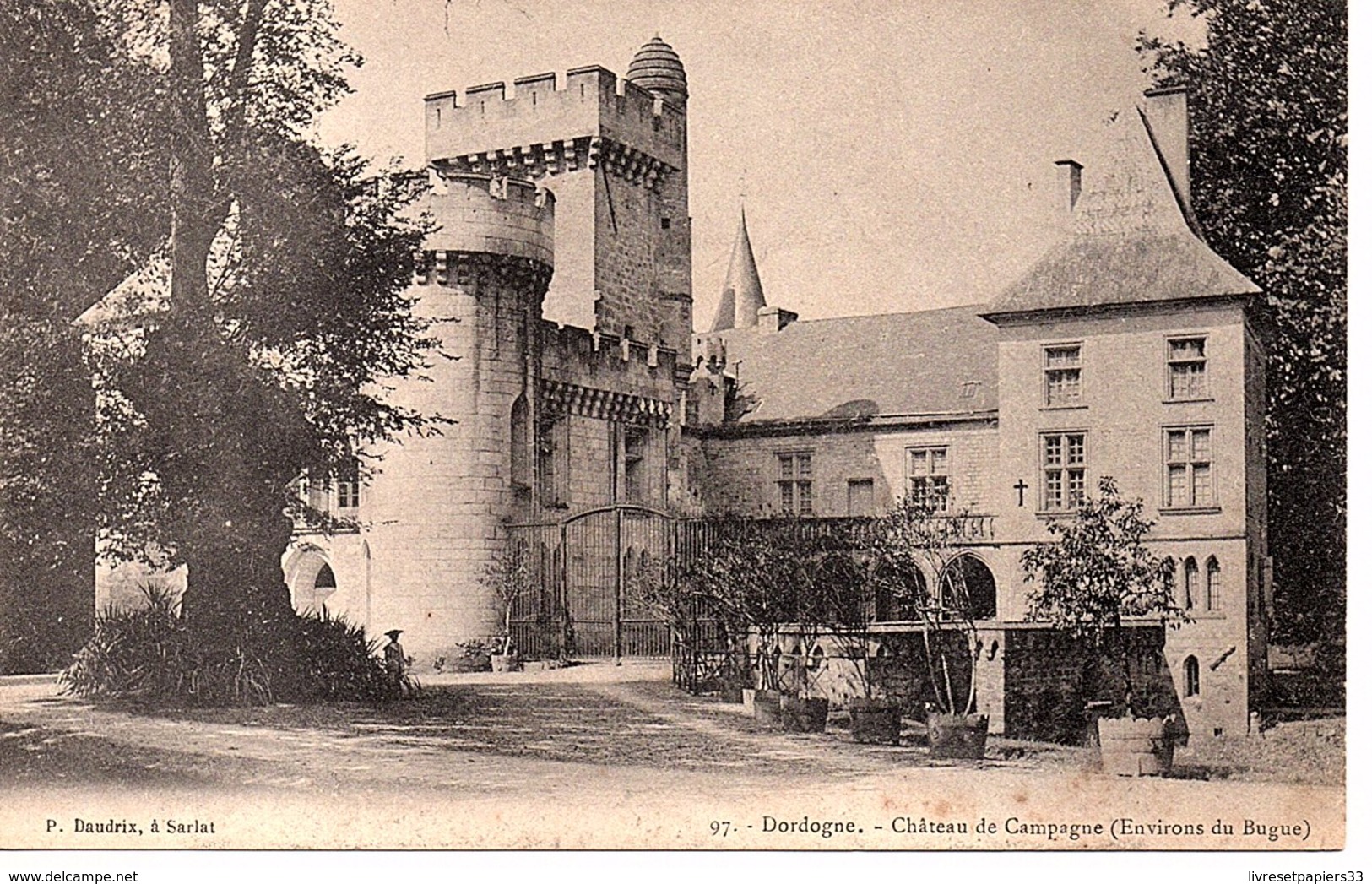 CPA Dordogne Château De Campagne (environ Du Bugue) - Autres & Non Classés