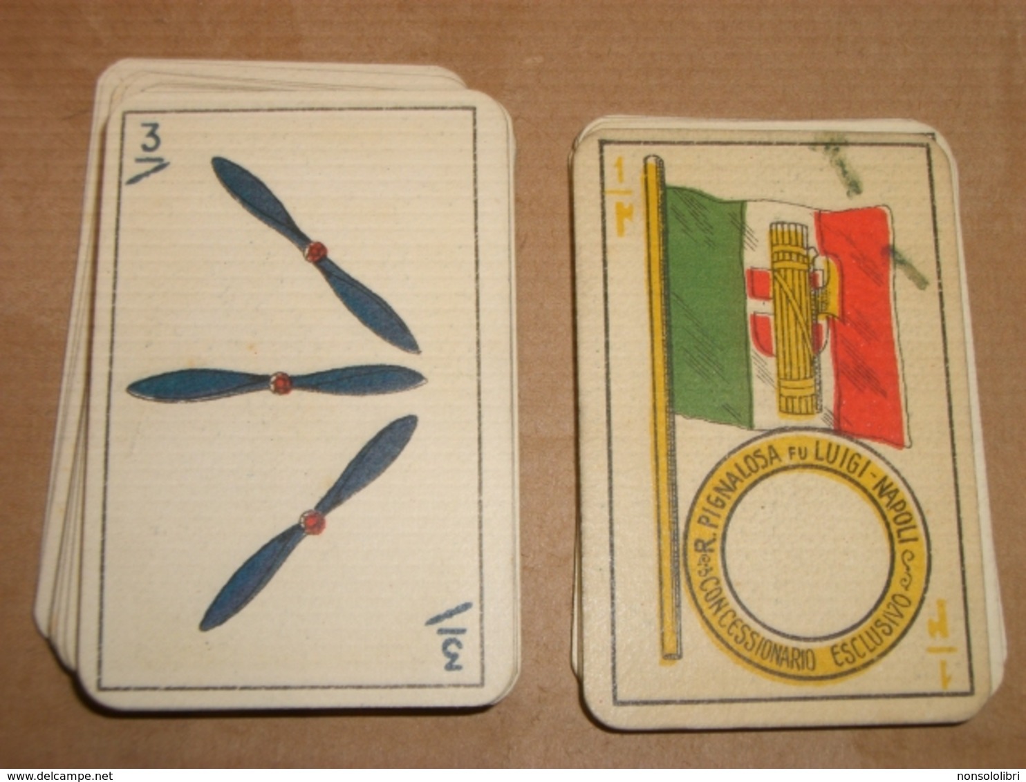 MAZZO DI CARTE DA GIOCO EPOCA FASCISMO - Carte Da Gioco