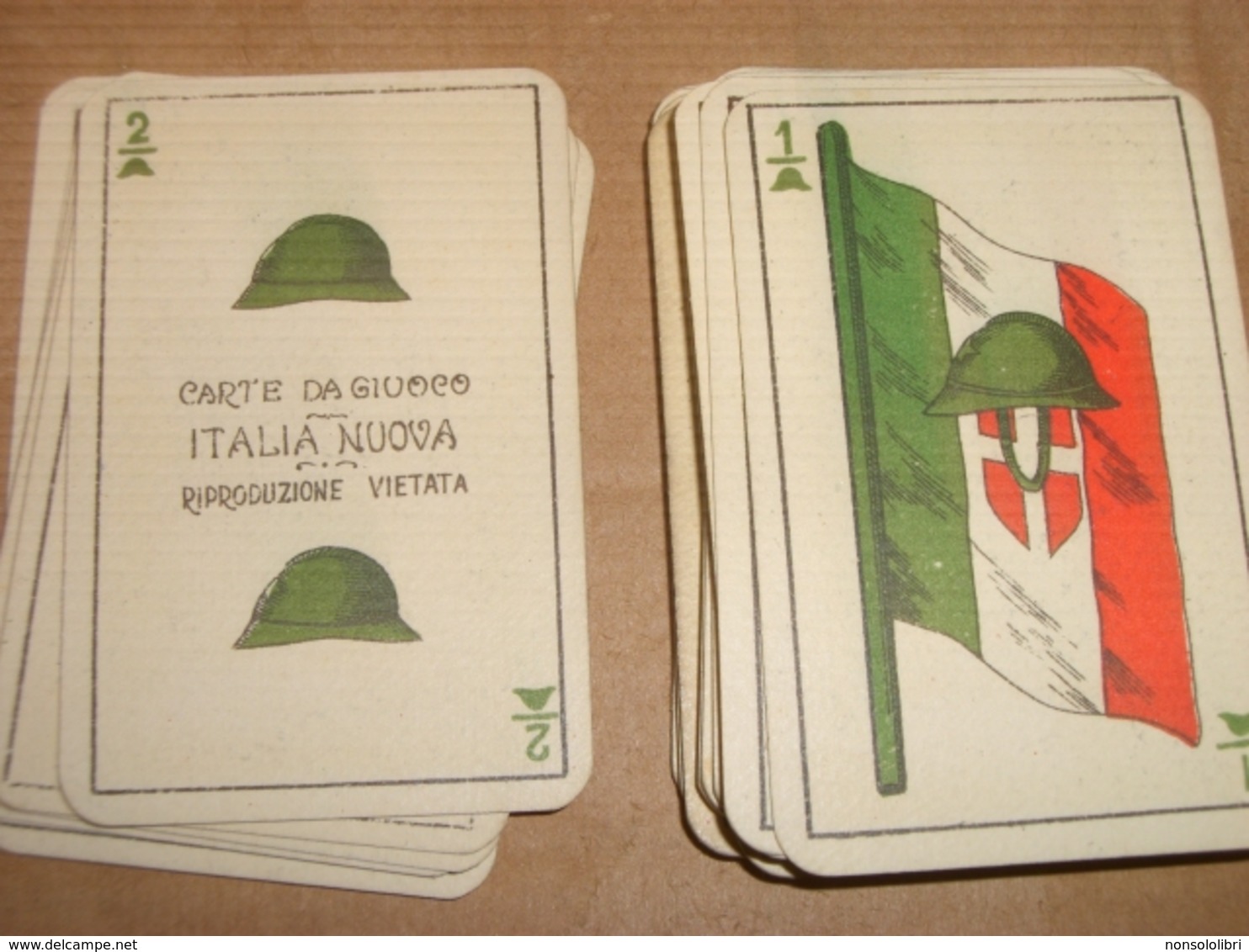 MAZZO DI CARTE DA GIOCO EPOCA FASCISMO - Carte Da Gioco