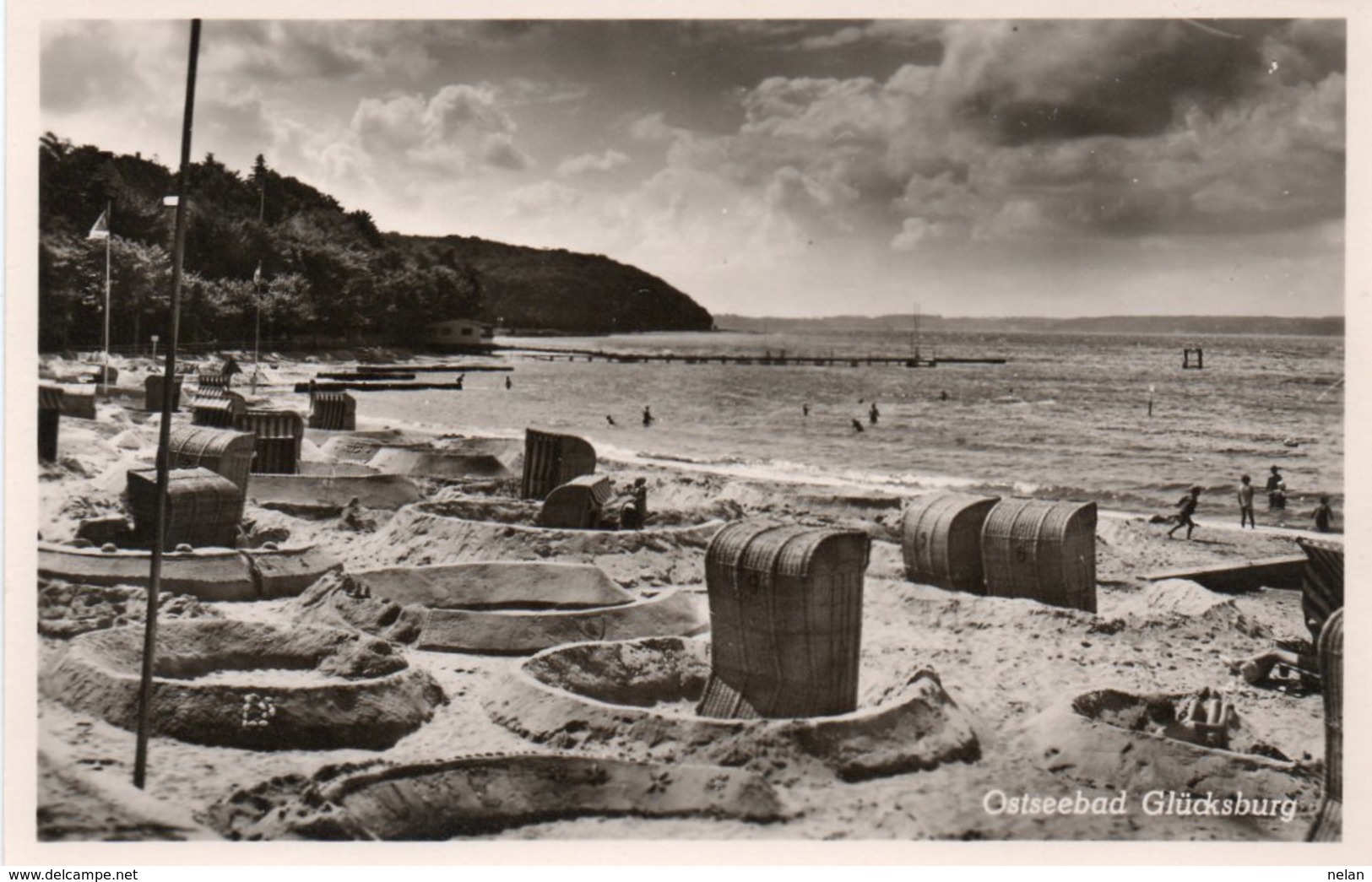 OSTSEEBAD GLUCKSBURG-REAL PHOTO - Gluecksburg