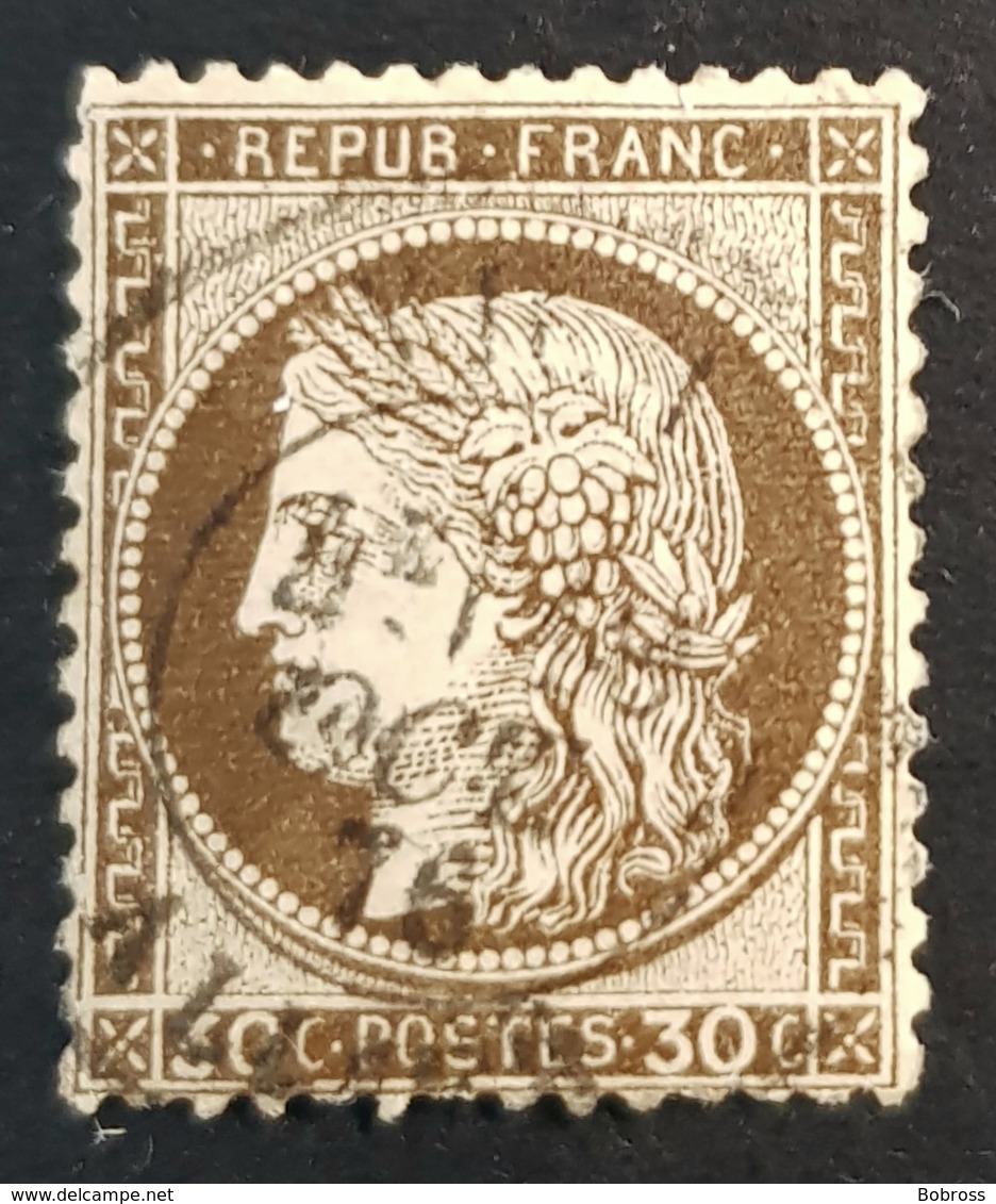 1871-1875, Ceres, 30c, France, Republique Française - 1871-1875 Cérès