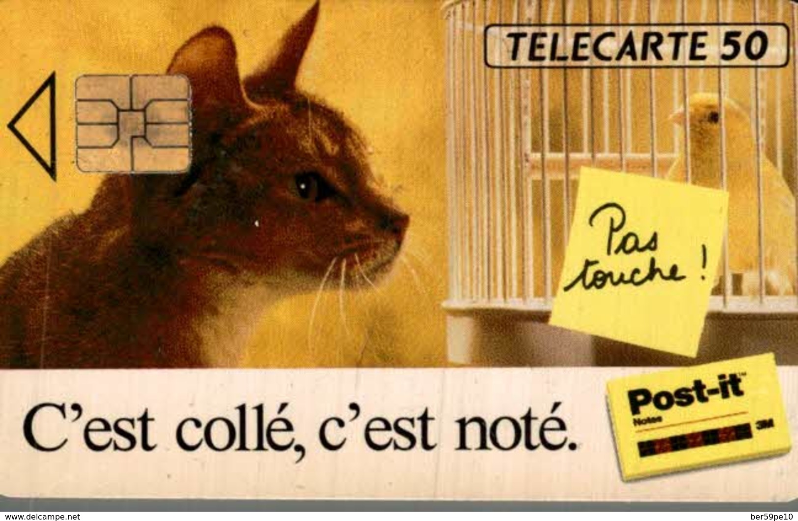 TELECARTE 50 UNITES  POST-IT - 1993