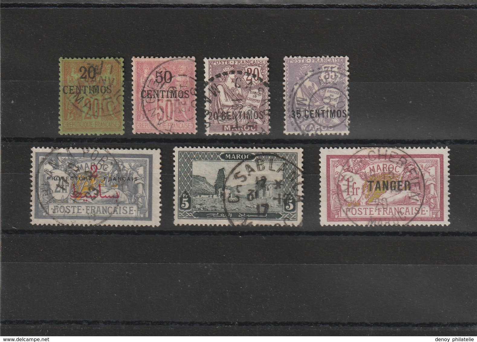 Maroc Petit Lot Avec Sélection D'oblitérations TTB - Used Stamps