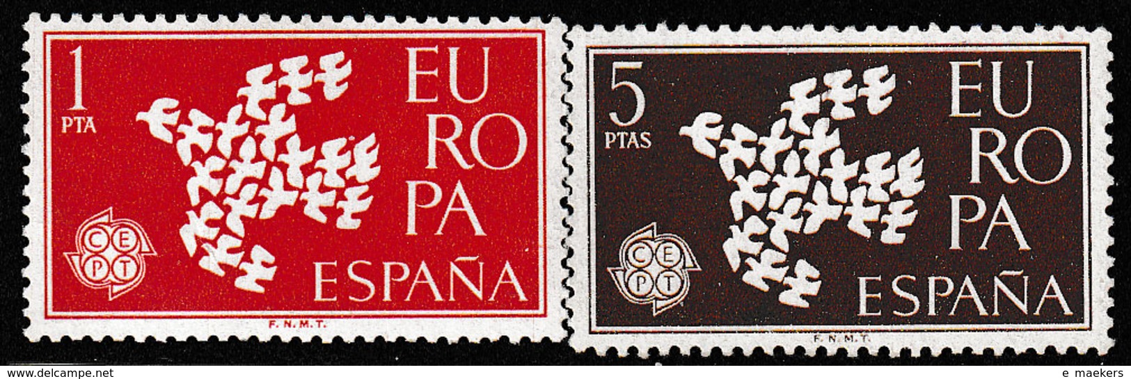 Spanje 1961  - Michel  1266/1267**- POSTFRIS - NEUF SANS CHARNIERES - MNH - POSTFRISCH - Catw. 0,8€ - Neufs