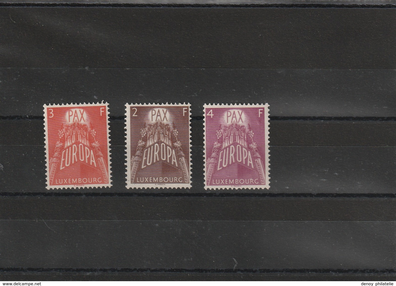 Luxembourg 1957 N° 531 532 Et 533 - 1957