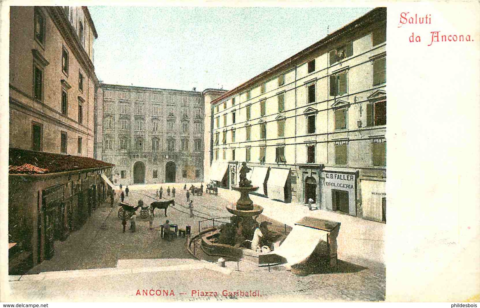 ITALIE   ANCONA  Piazza Garibaldi - Ancona