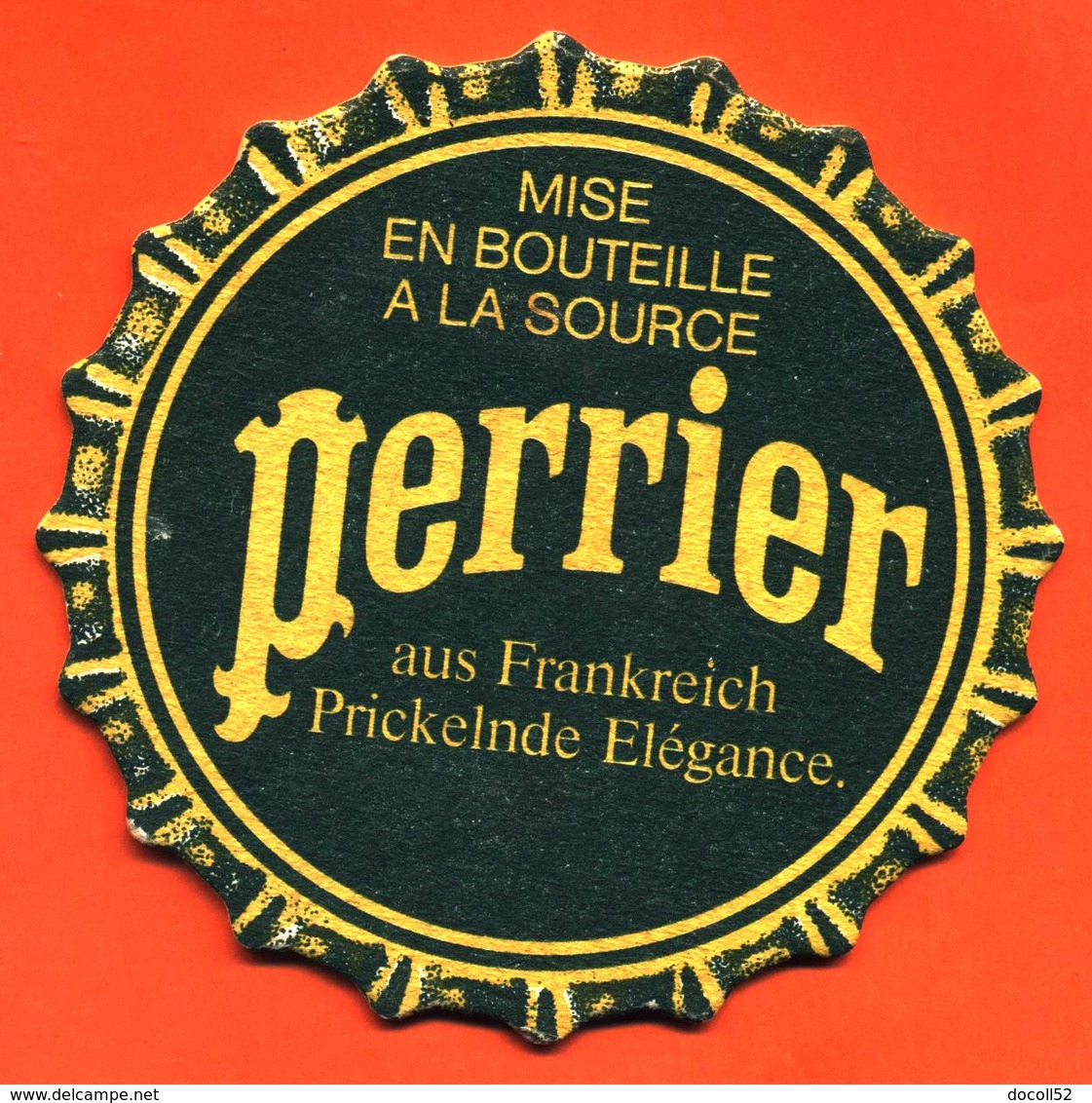 Sous Bock - Coaster Eau De La Source Perrier - Portavasos