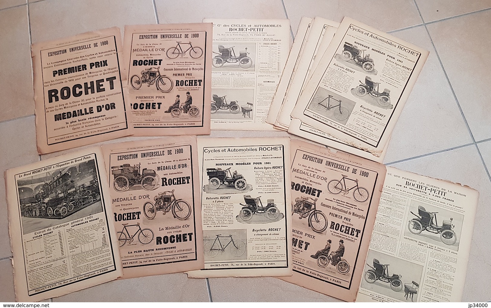 Les Petites Annales Illustrées Du Cycle Et De L'automobile. Lot 14 Numéros En 1900/1901 - Magazines - Before 1900