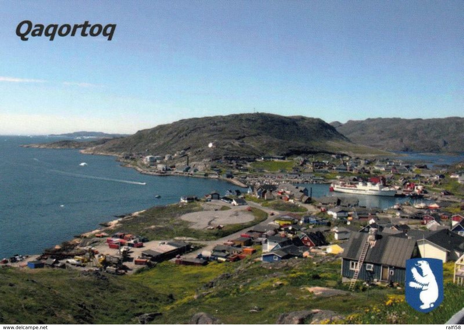 1 AK Grönland Greenland * Ansicht Des Ortes Qaqortoq - Er Ist Der Größte Ort Im Südlichen Grönland * - Grönland