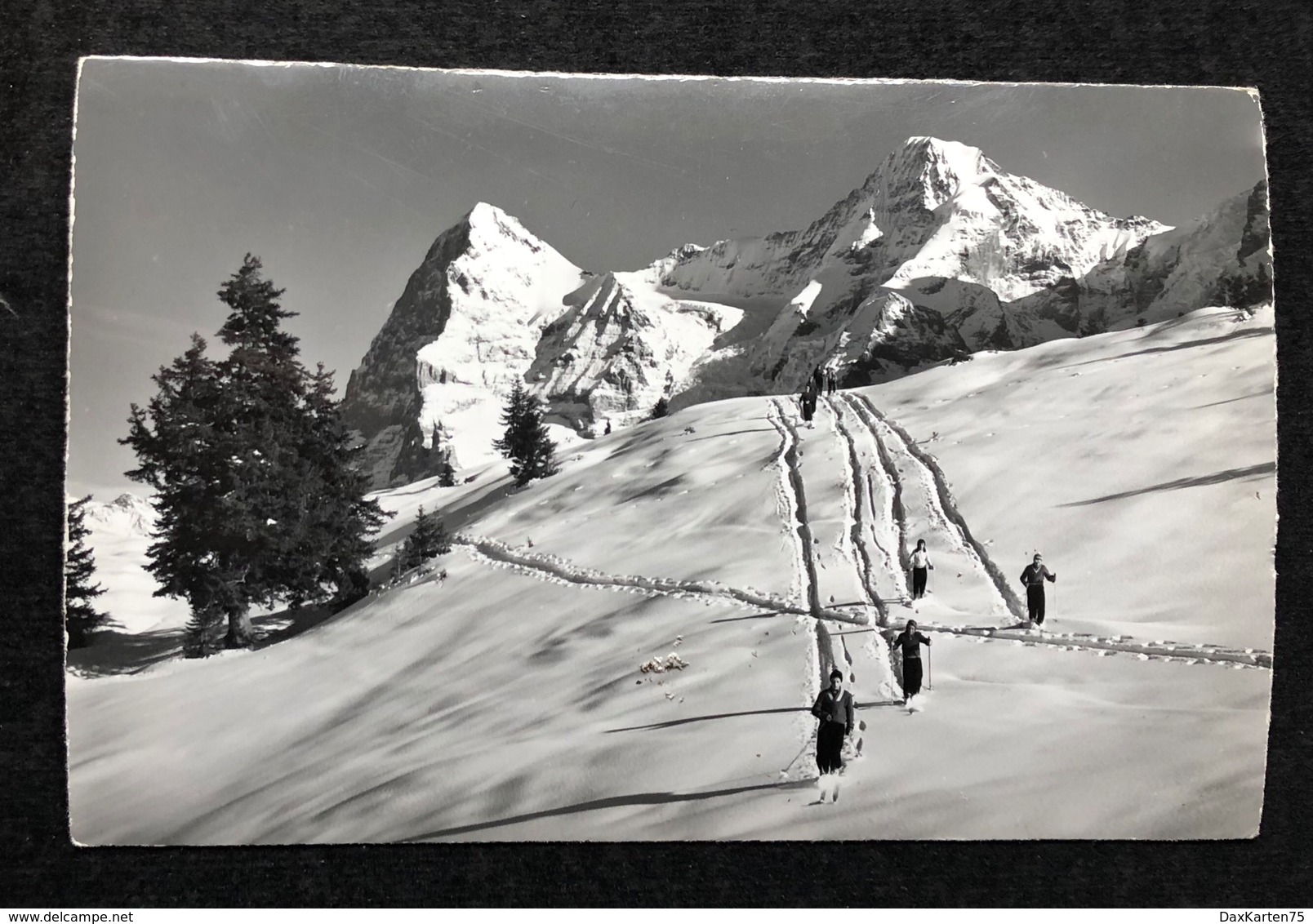 Mürren Skifahrer/ Eiger Und Mönch/ Photo Gyger Adelboden - Adelboden