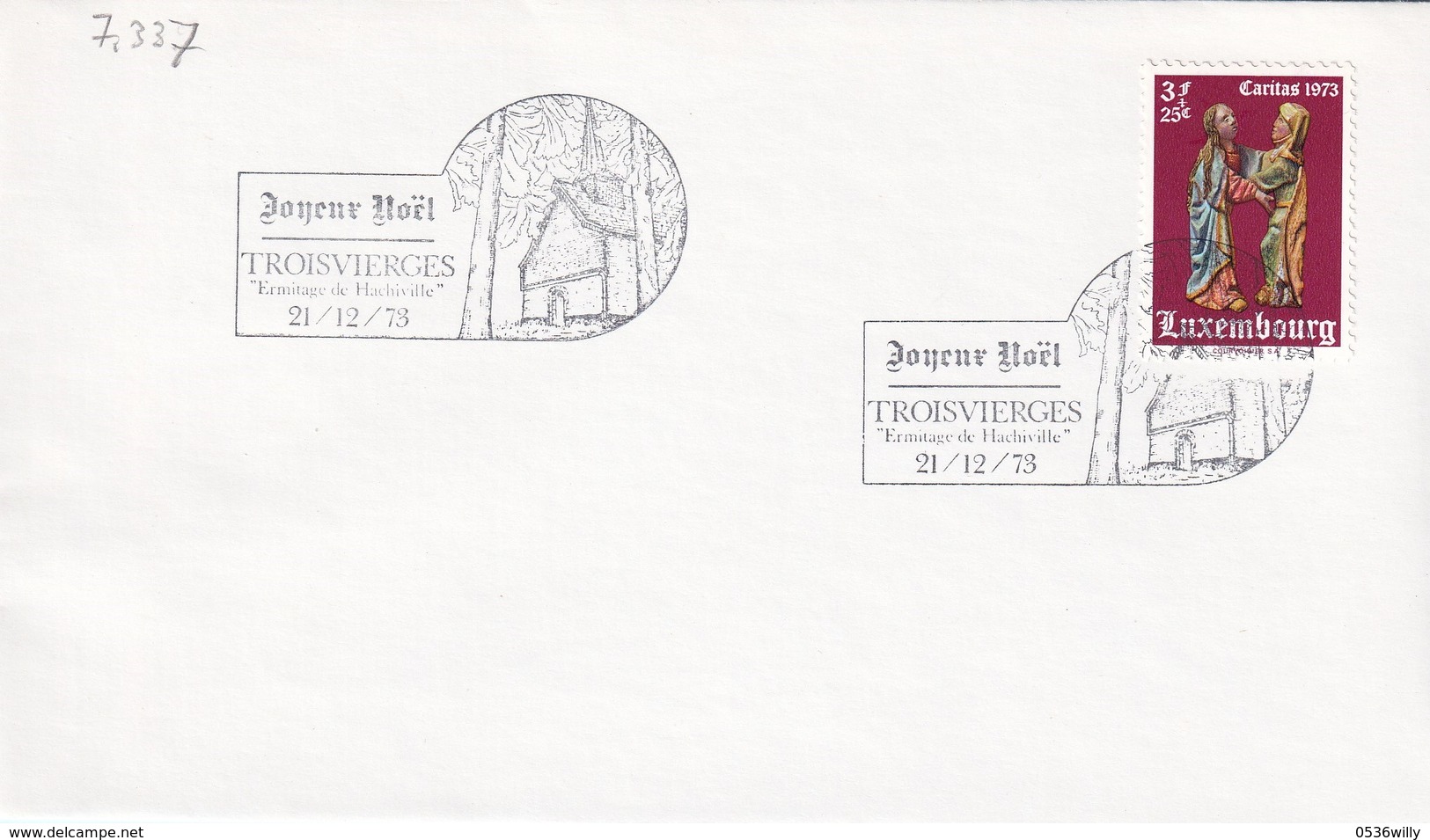 L-Luxembourg 1973. Troisvierges Joyeux Noel (7.337) - Autres & Non Classés