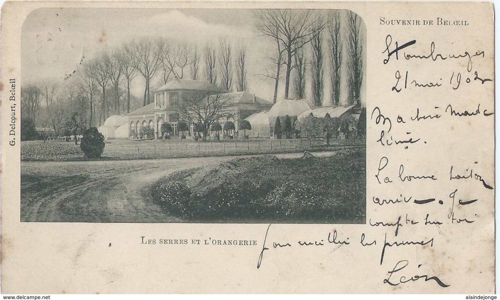 Beloeil - Souvenir De Beloeil - Les Serres Et L'Orangerie - G. Delcourt - 1903 - Beloeil