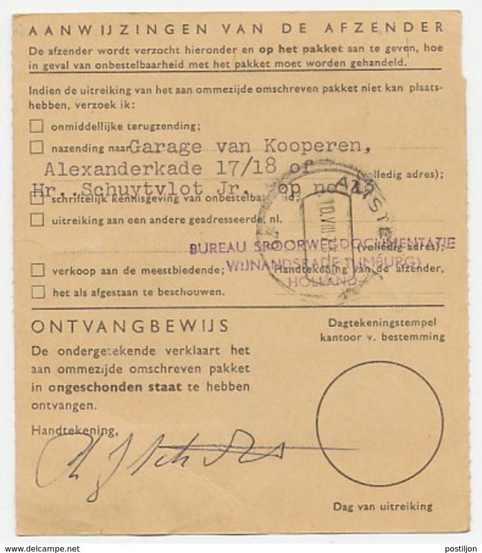 Em. Juliana Adreskaart Wijnandsrade - Amsterdam 1973 - Expresse - Zonder Classificatie