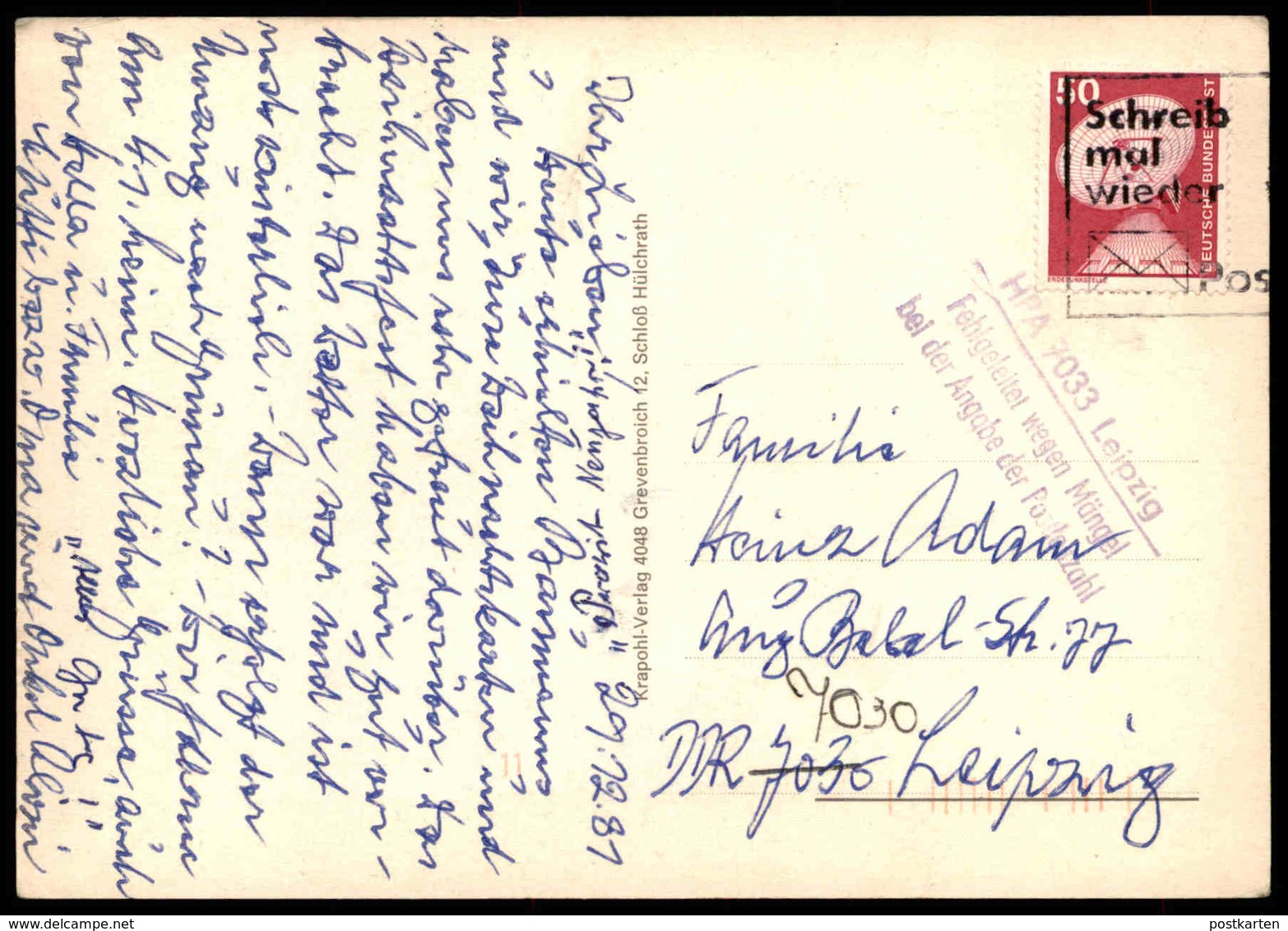 ÄLTERE POSTKARTE TROISDORF DYNAMIT NOBEL CHRONIK Chronikkarte Chronique Chronicle Storycard Fehlgeleitet Ansichtskarte - Troisdorf