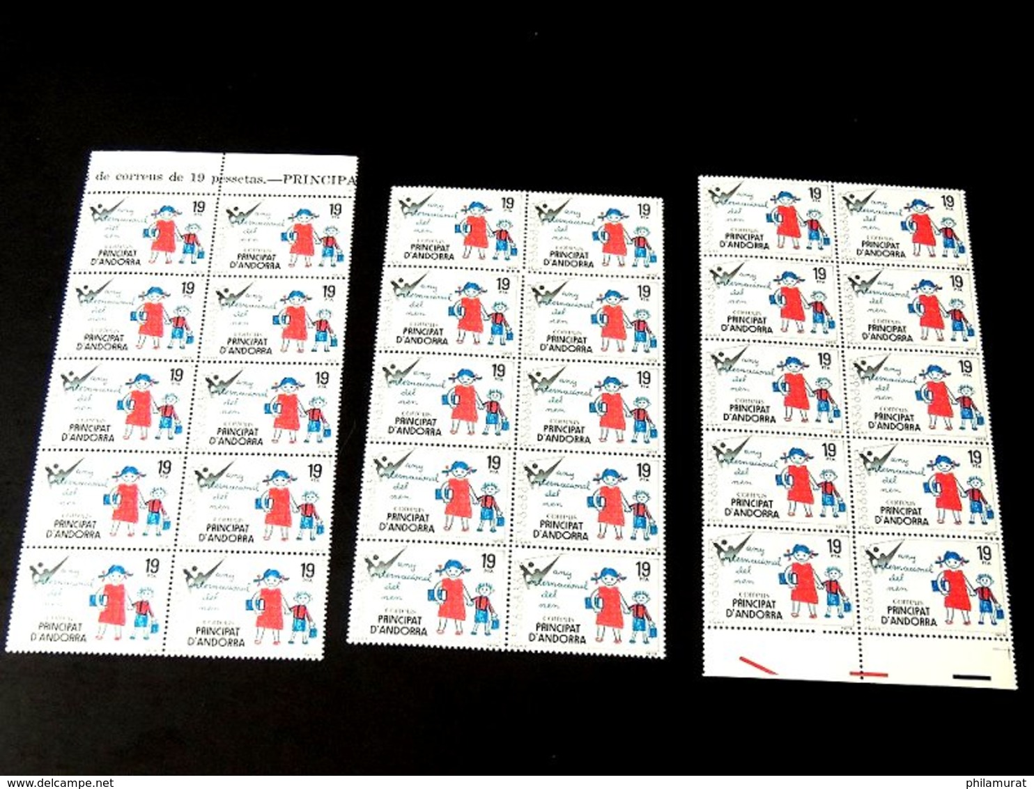 Andorre Espagnol 1978/1991 : 2600 Timbres ** En Feuilles Ou Blocs COTE 2000 € - Ongebruikt