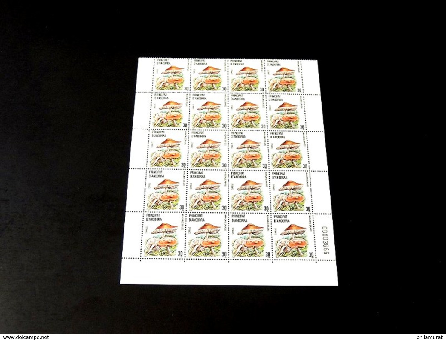 Andorre espagnol 1978/1991 : 2600 timbres ** en feuilles ou blocs COTE 2000 €