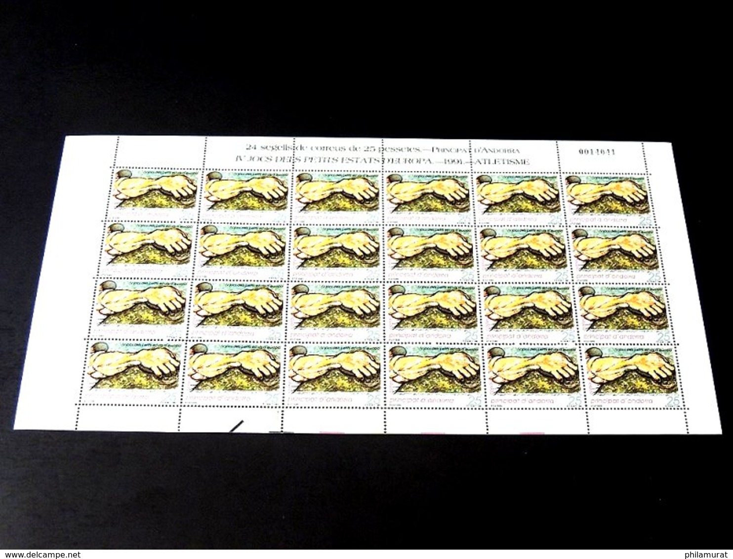 Andorre espagnol 1978/1991 : 2600 timbres ** en feuilles ou blocs COTE 2000 €