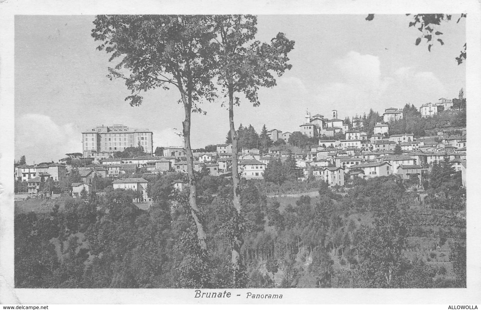 6395 " BRUNATE-PANORAMA "-CART. POST. OR. SPED. 1935 - Altri & Non Classificati