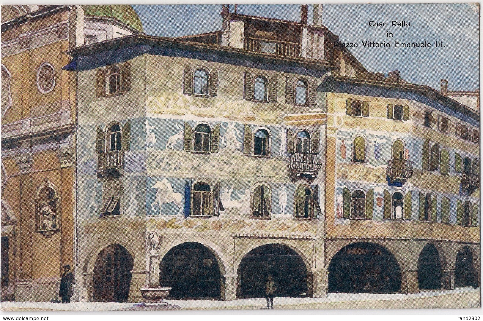 Trento - Casa Rella In Piazza - Vittorio Emanuele /P522/ - Trento