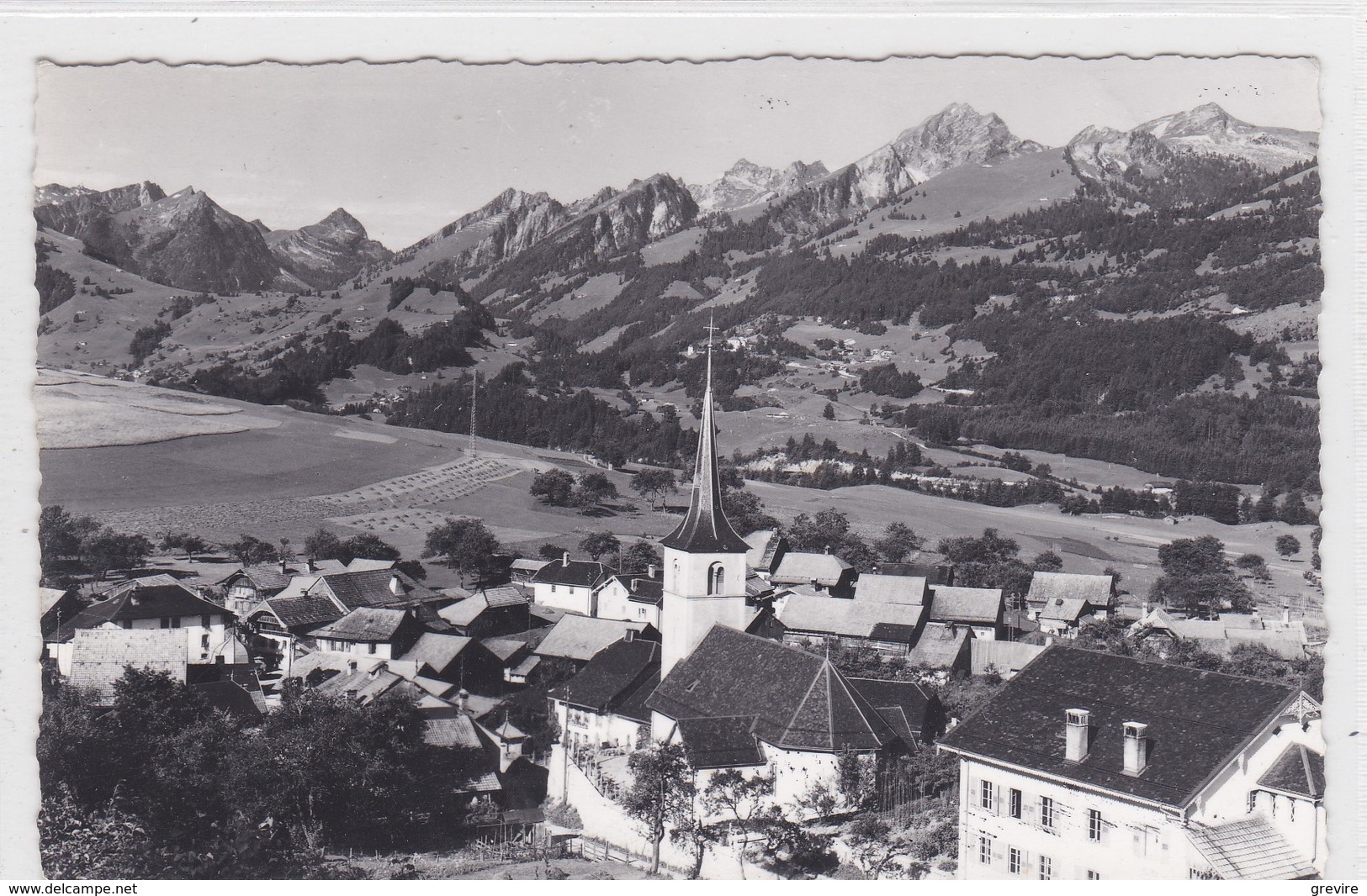 Lessoc, Autour De L'église. Carte-photo - Lessoc