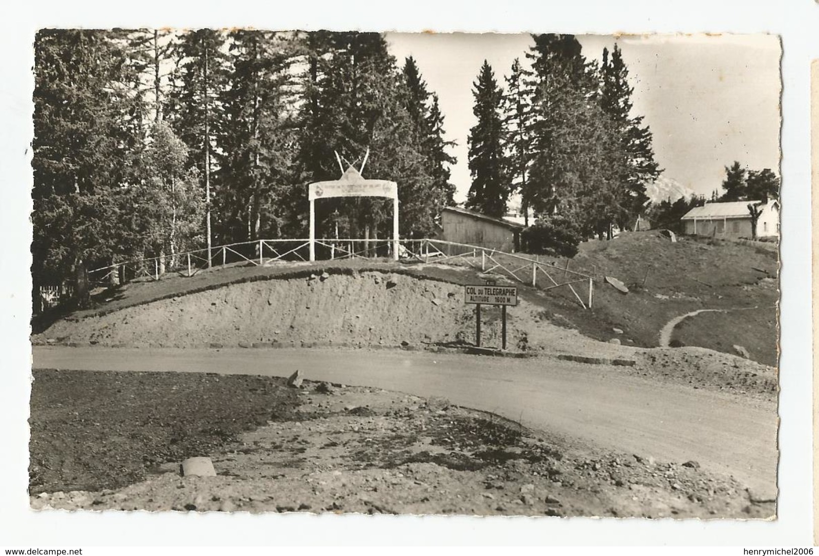 Savoie 73 Valloire Le Col Du Télégraphe Cachet Au Dos Ed Grange - Andere & Zonder Classificatie