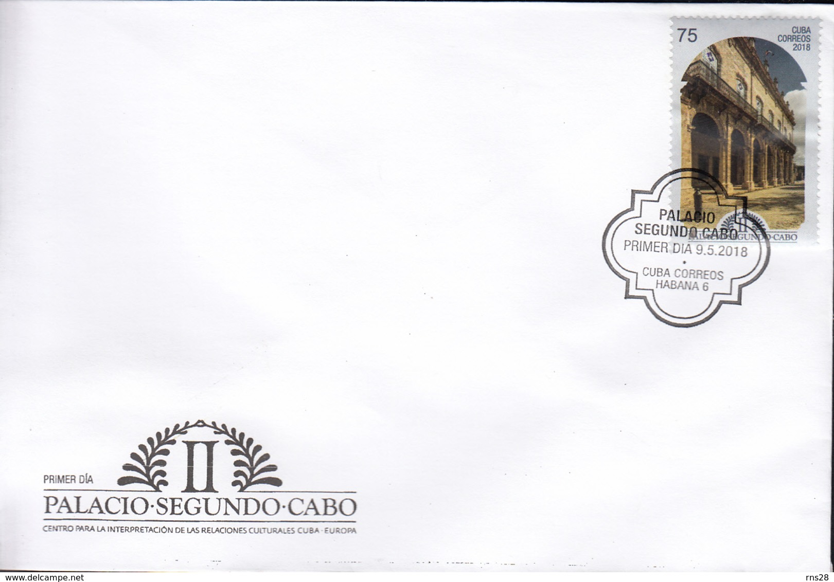 CUBA   Sc 6055  Palacio FDC - Lettres & Documents
