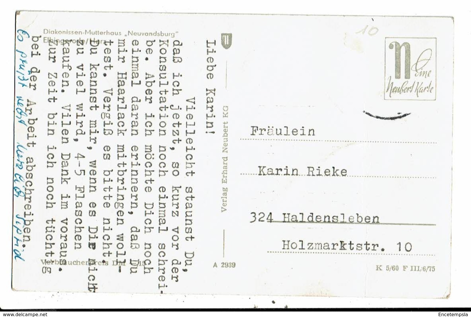 CPA-Carte Postale - Allemagne-Diakonissen-Mutterhaus-Neuvadsburg VM11260 - Harzgerode